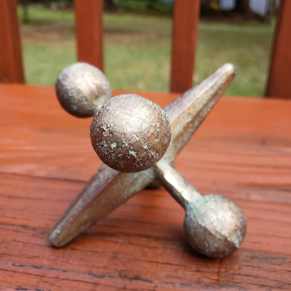 'Jacks' Heavy Paperweight - Bookend - Doorstop - Decorative Piece (Cast Iron)